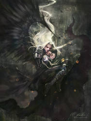 Sephiroth: Oedipus (FFVII) by artofelaineho