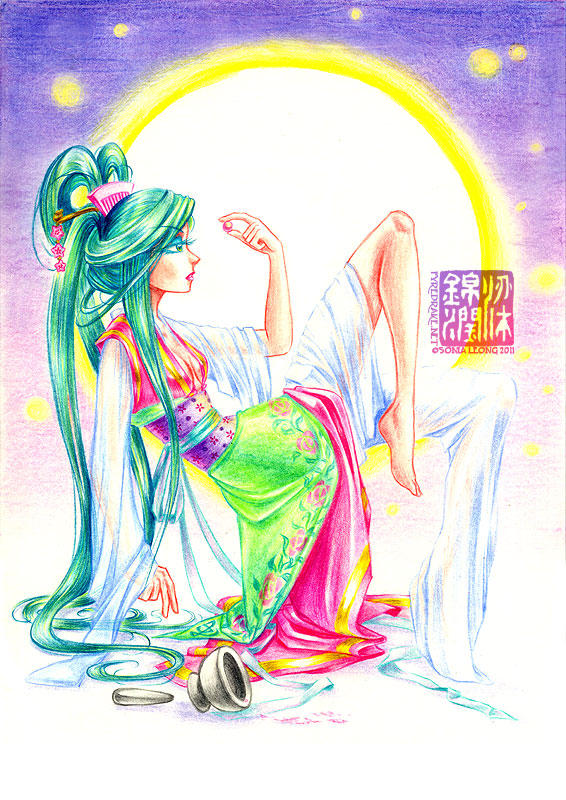 Chinese New Year Jade Rabbit by sonialeong
