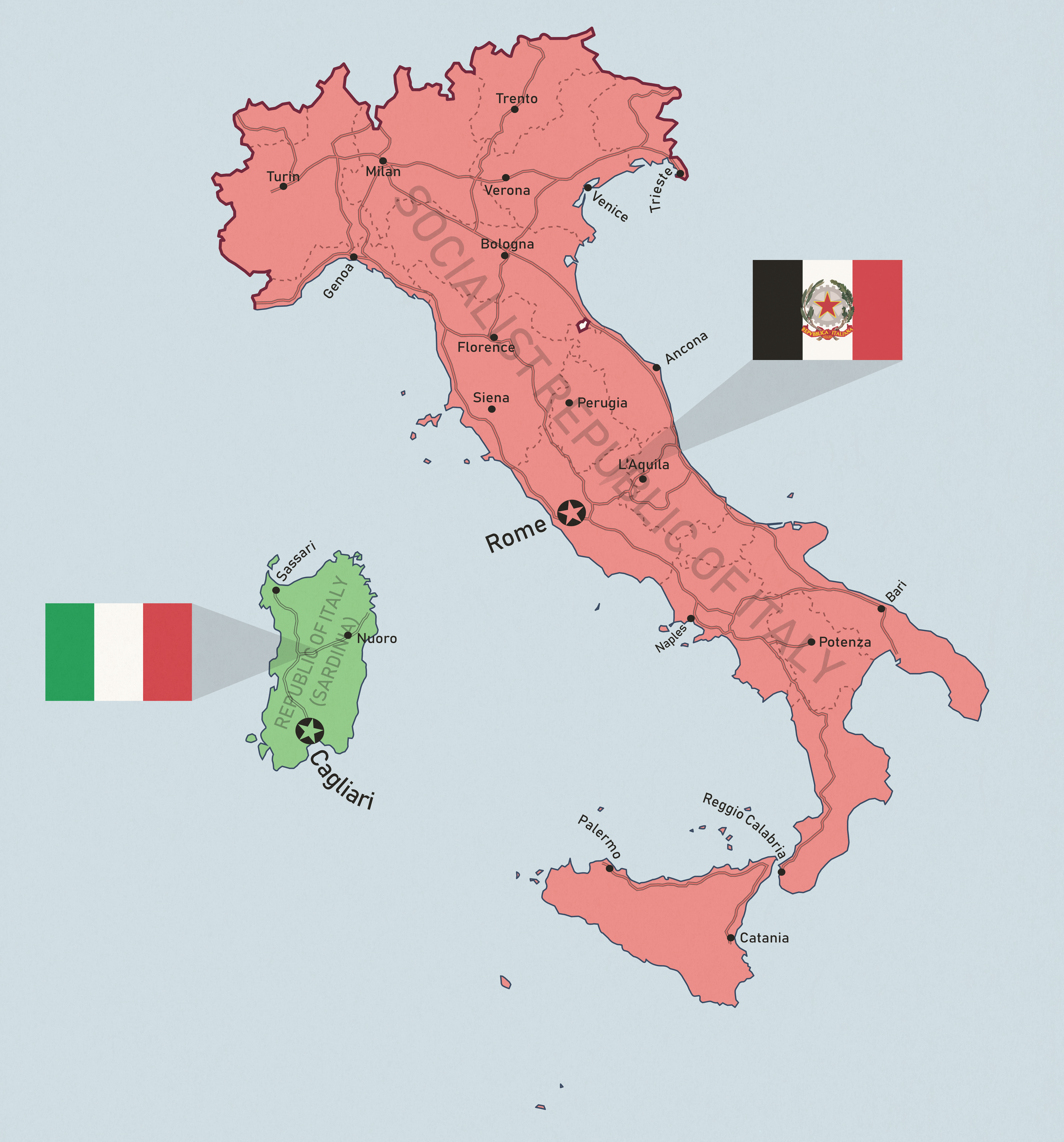 Taiwan-like concept: Italy by Dom-Bul