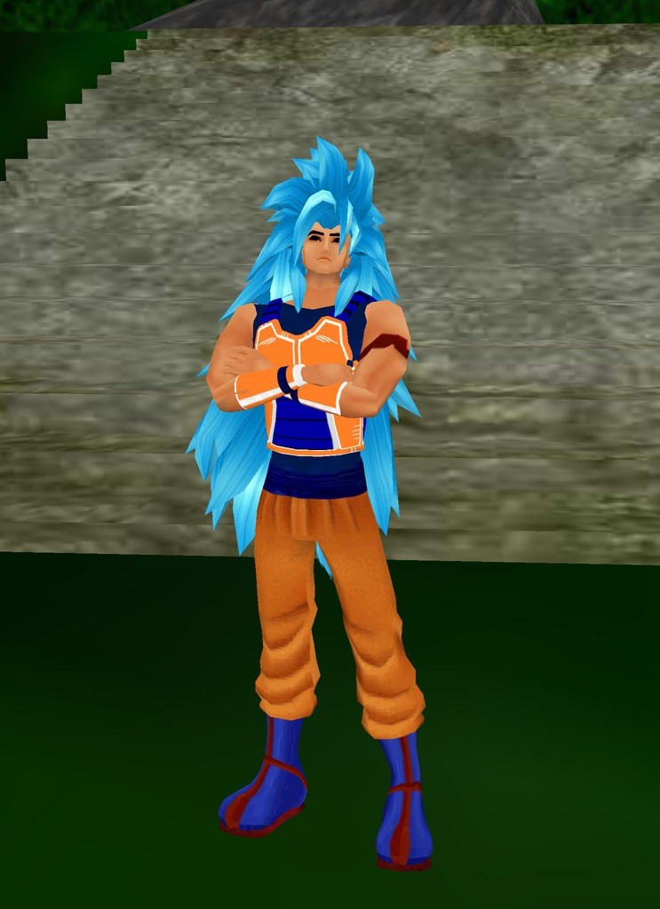 Raditto Super Saiayn God Blue by dragonzero1980