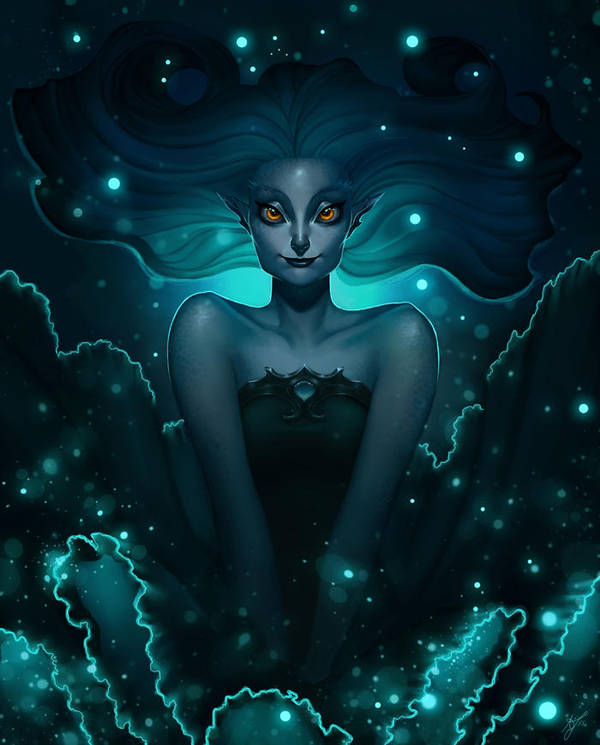 Sayo the Water Nymph by Xelandra Sayo the Water Nymph by Xelandra