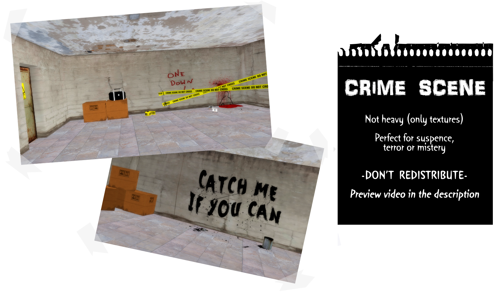 MMD Crime Scene Stage by IgnisDraconi