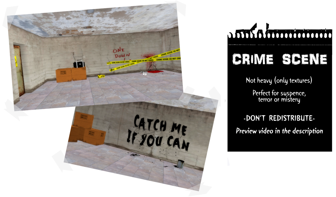 MMD Crime Scene Stage by IgnisDraconi