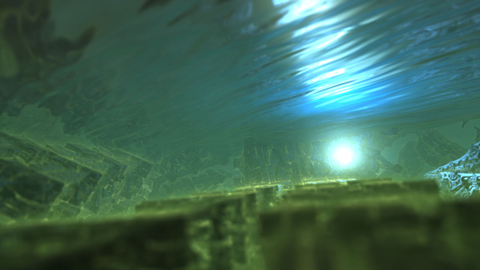 Mandelbox 151 - underwater by KrzysztofMarczak