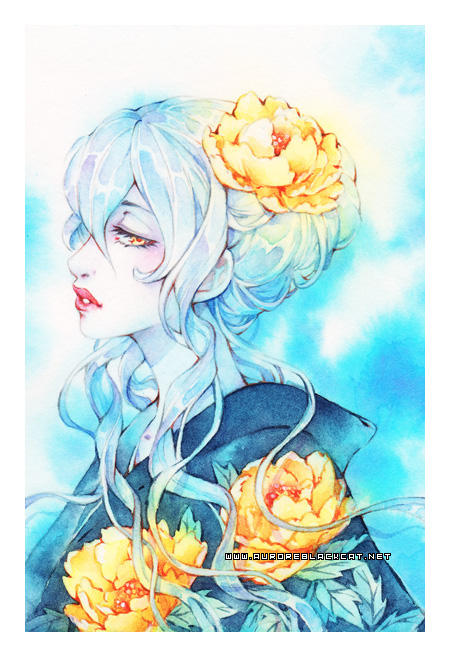 Pivoines by auroreblackcat
