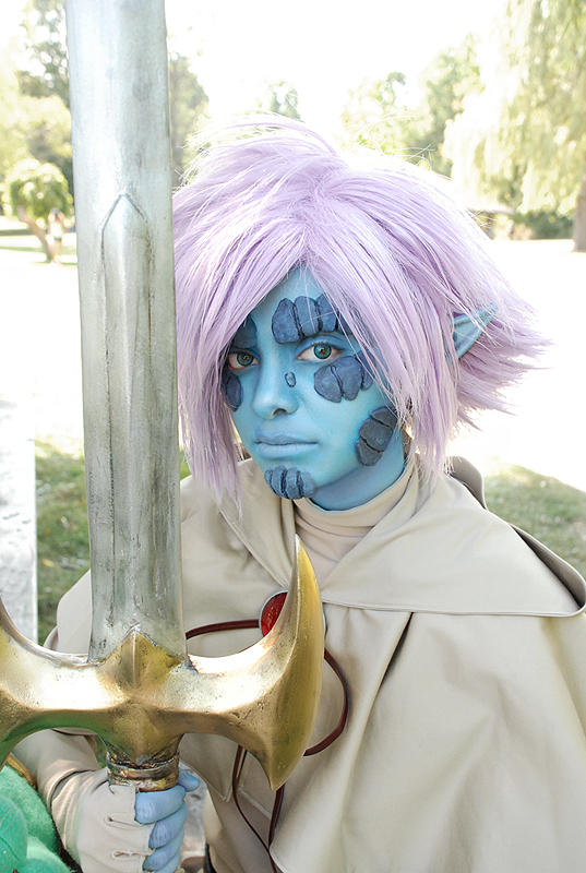 Zelgadis face by Glay
