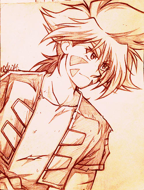 episode 30 Kai sketch by Glay