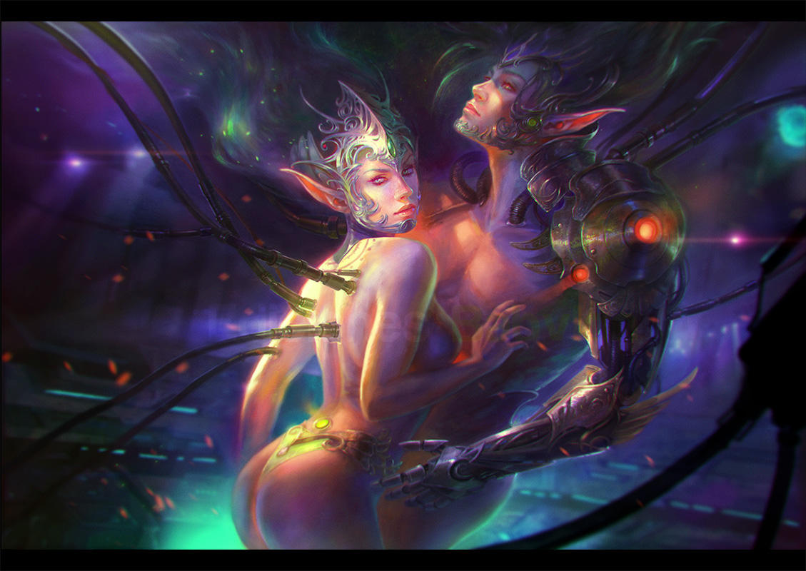 Cyborg Elves by MartaNael