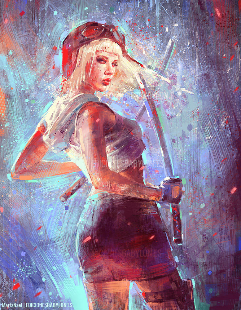 Katana Girl by MartaNael