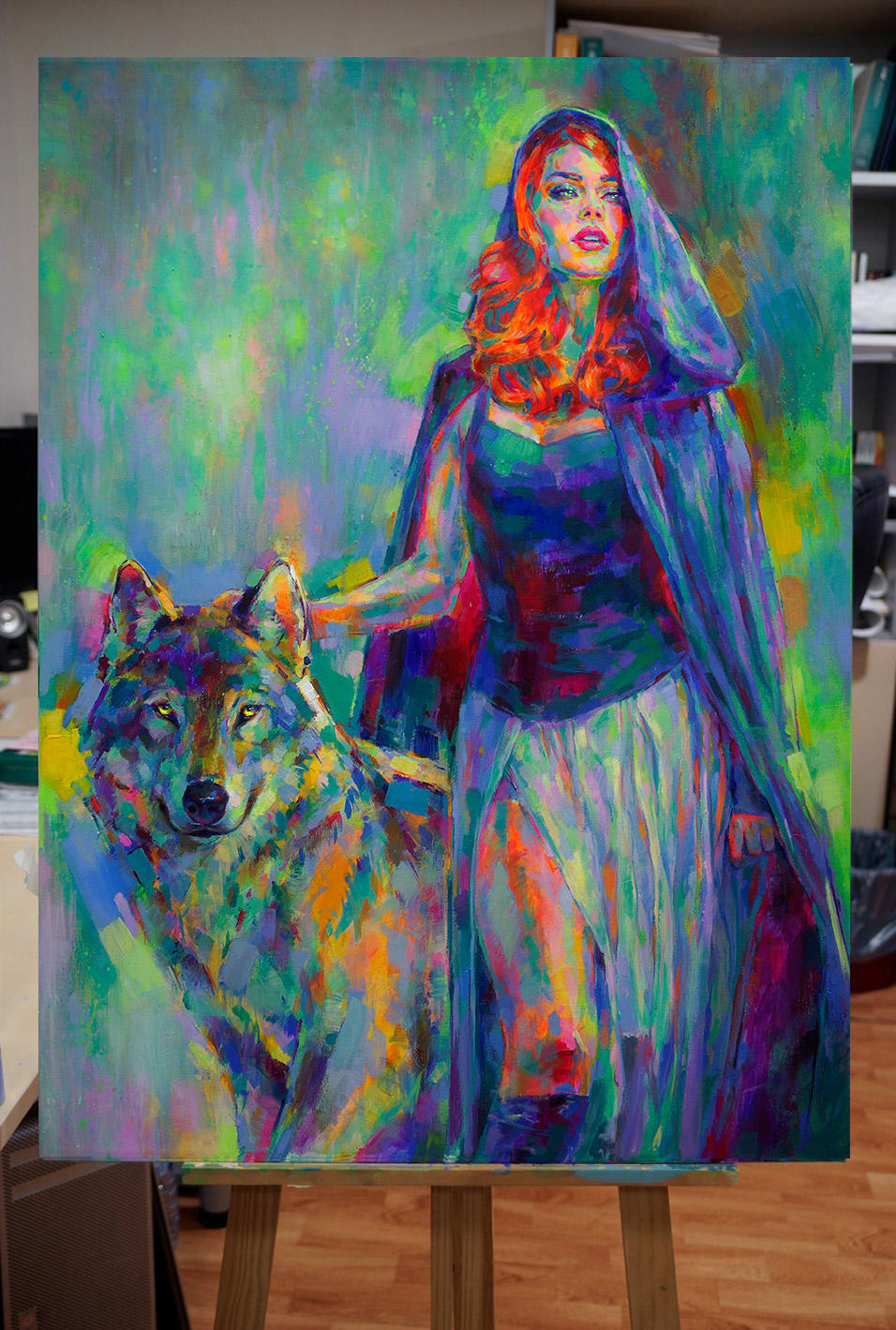 Blue Riding Hood by MartaNael
