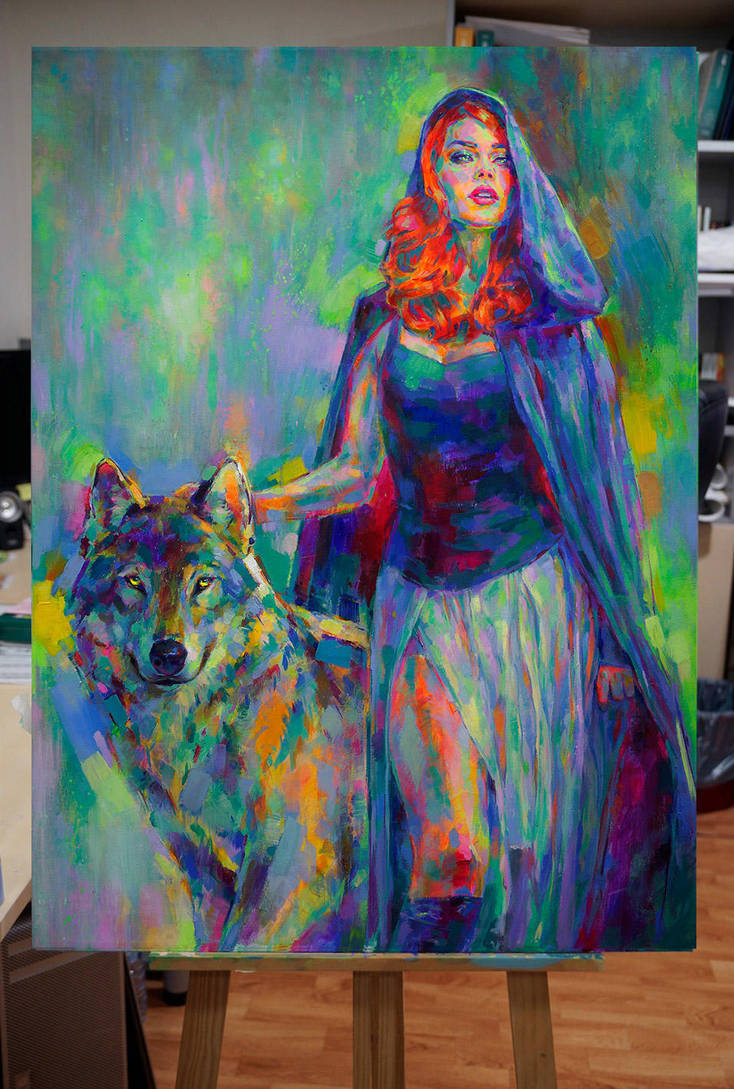 Blue Riding Hood by MartaNael