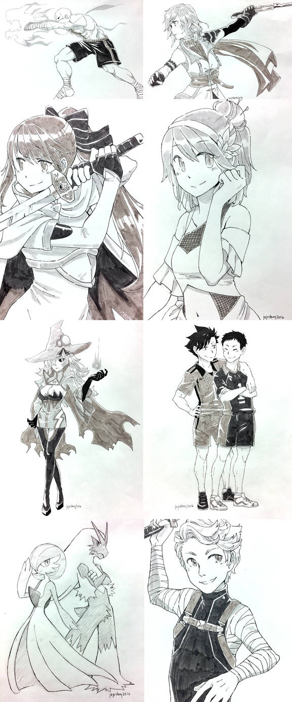Krakencon Fall 2016 Commissions by jojostory