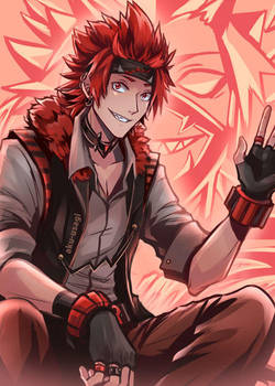 BNHA postcard - Kirishima by Evil-usagi