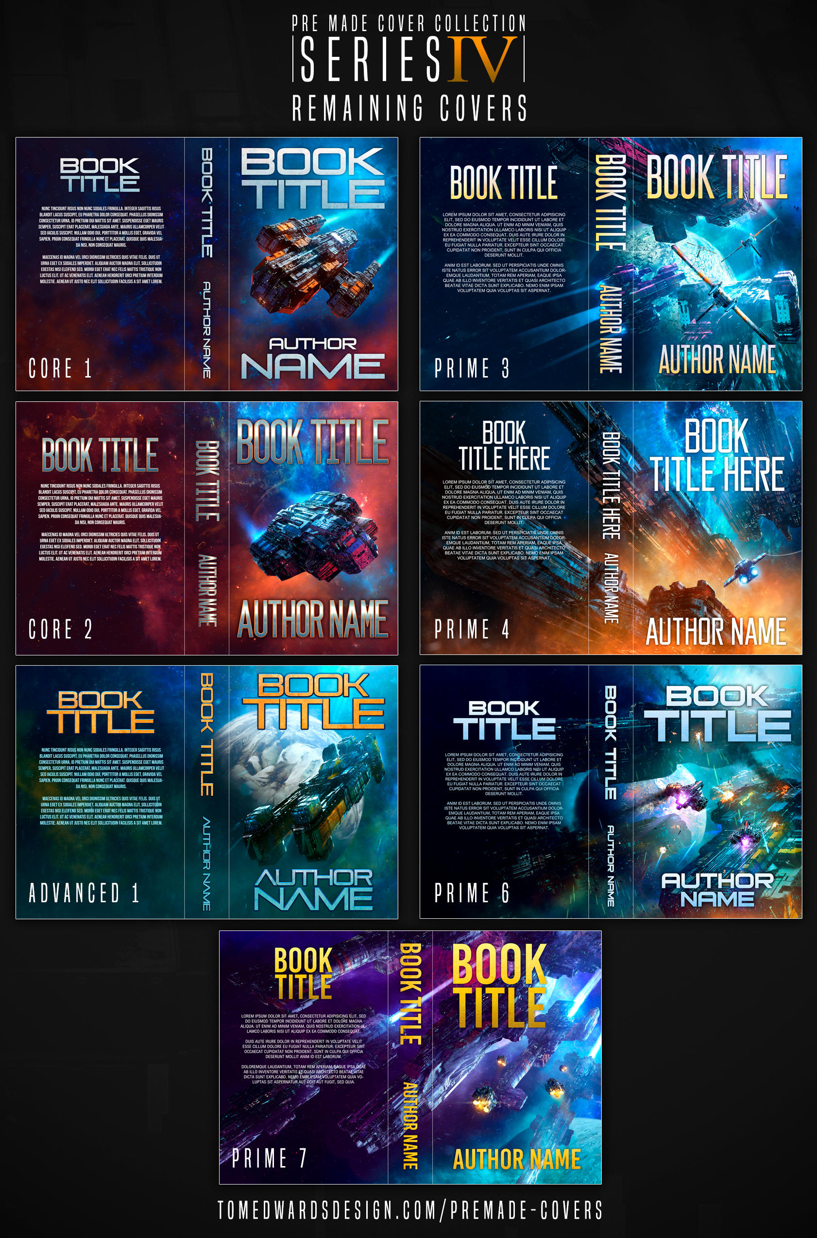 Premade covers - covers left from series IV! by TomEdwardsConcepts