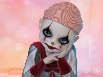 Tears of a clown by art-by-Amaranth