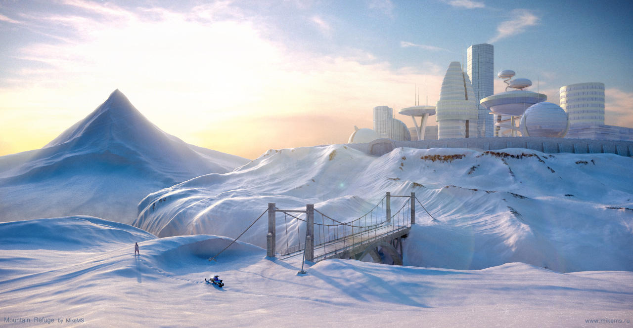 Mountain Refuge by MikeMS