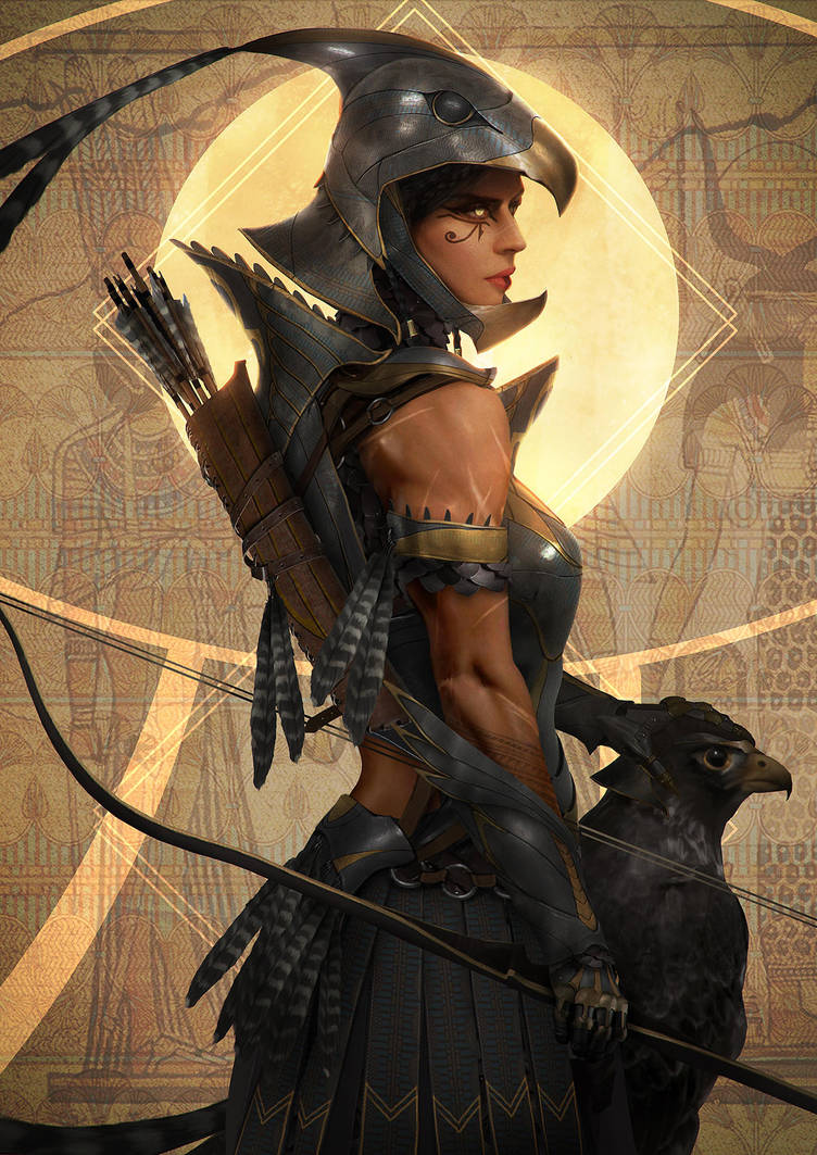 Horus, Queen of wings by johnsonting