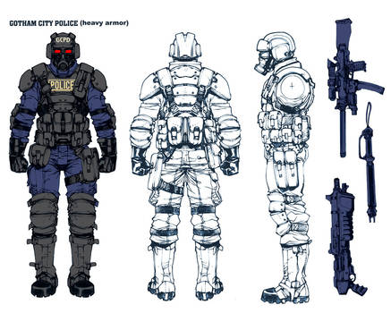 DCOMMO.GothamSWAT by Chuckdee