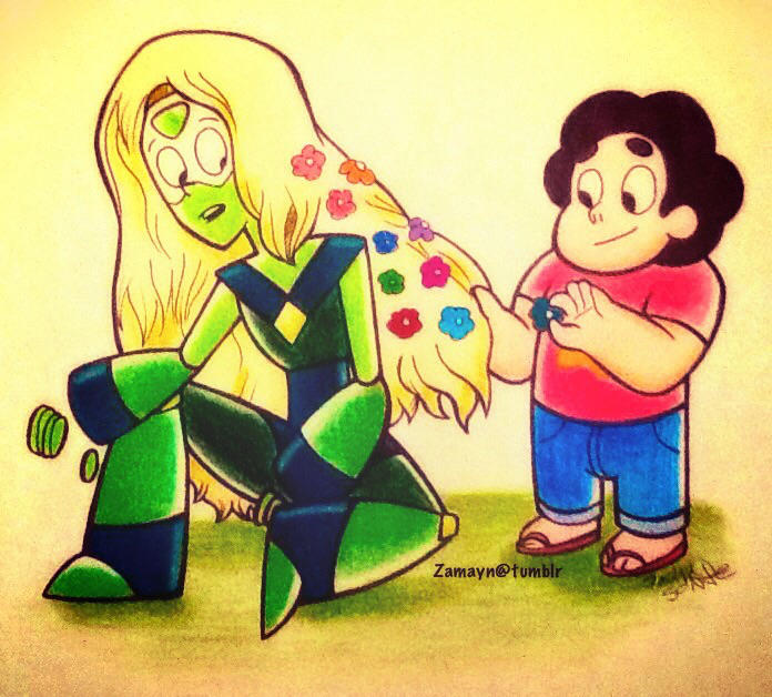 What else can I say,  I love long hair Peri! Reblog from Tumblr - zamayn.tumblr.com/post/1275068… Steven Universe (c) Rebecca Sugar Art (c) Zamayn