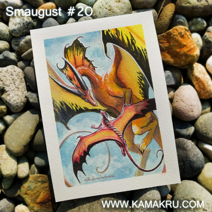 Smaugust / Dragonbrushed #20 by Kamakru