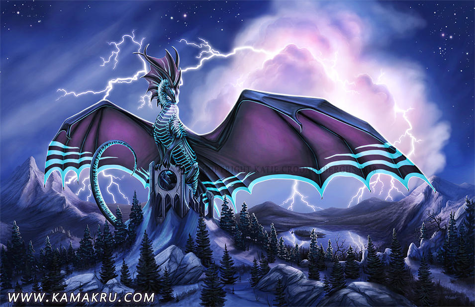 Lightning Elemental - Valaista by Kamakru