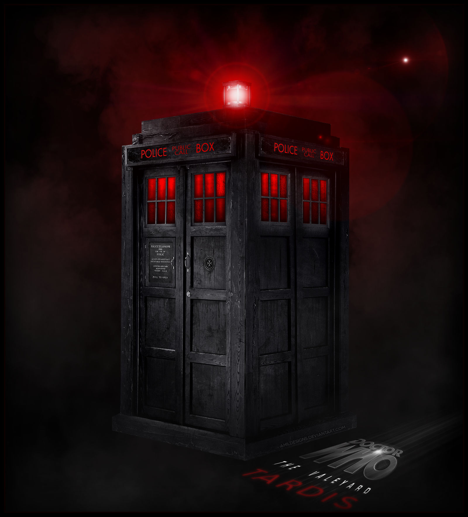 The Valeyard's Black TARDIS by AHiLdesigns