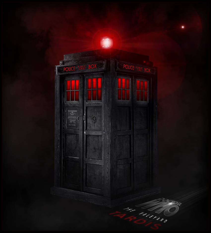The Valeyard's Black TARDIS by AHiLdesigns