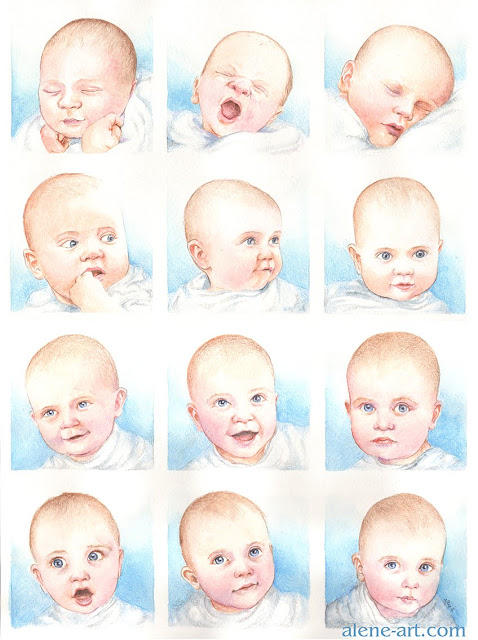 Alastair: 12 Month Portrait by Alene
