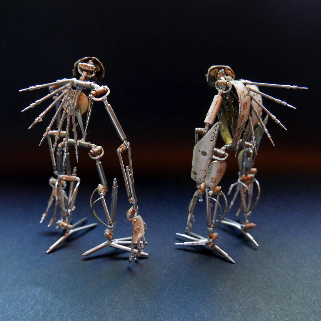 Articulated Watch Parts Creatures Septem, Hex (II) by AMechanicalMind