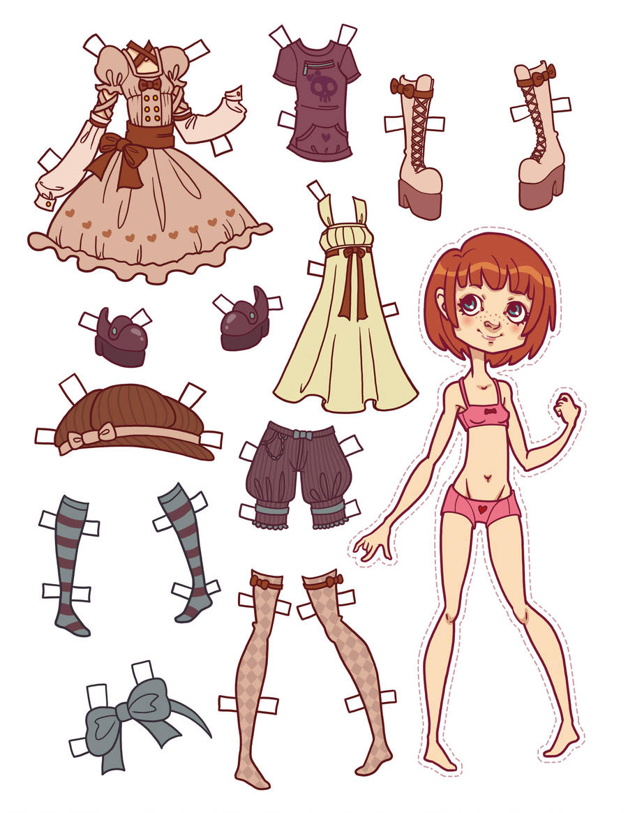 100 Watchers Paperdoll Freebie by catiniata