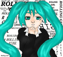 Rolling Girl by TheWhiteJewel
