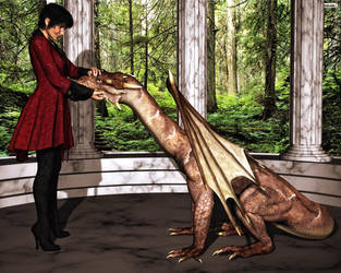 Enya And Alfred by Daniel-Remo-Art
