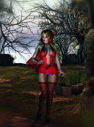 Sexy Little Red Riding Hood by Daniel-Remo-Art