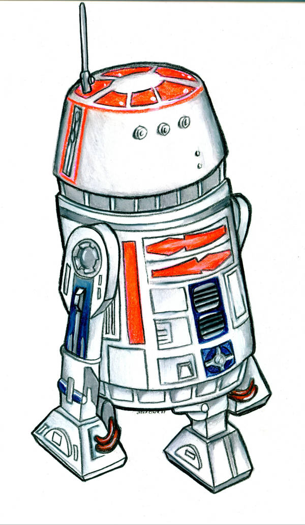 R5-D4 or Skippy the Jedi Droid by Sularias