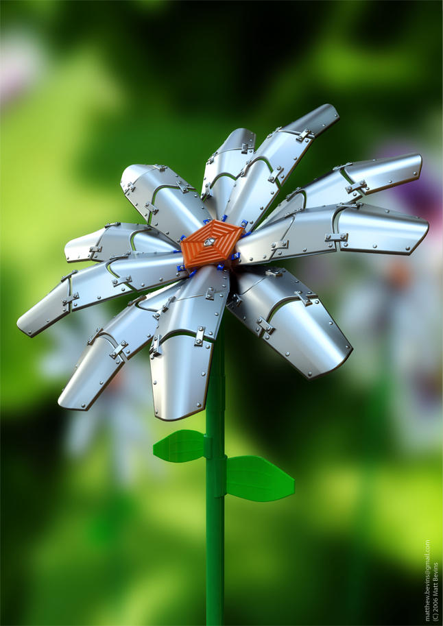 Mechanical Flower by coolscene