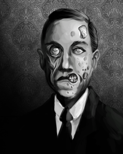 Spooks Obit Portrait: Zombie Lovecraft by Ito-Saith-Webb