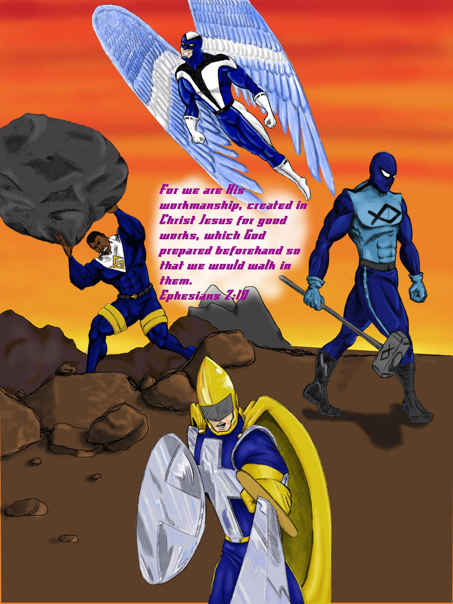 The Dream Coalition colored by captblitzdawg