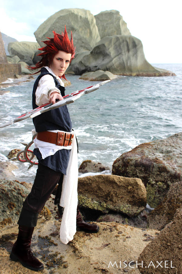 Axel cosplay Kingdom Hearts -makeup video tutorial by MischAxel