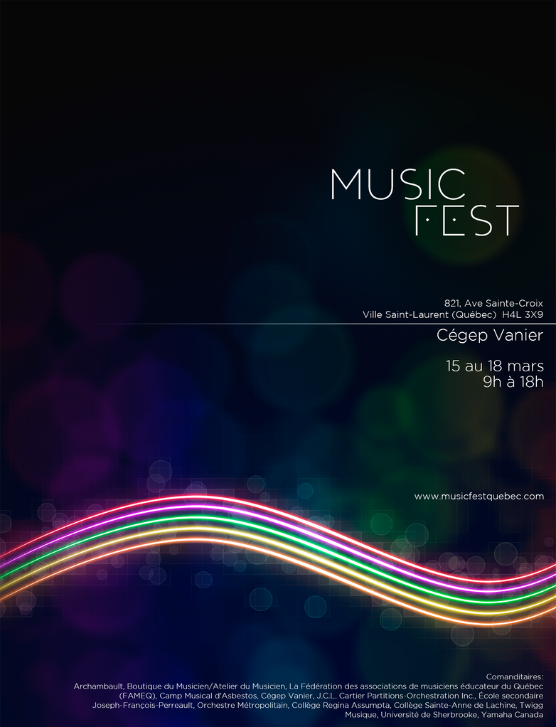 MusicFest Poster by xposedbones