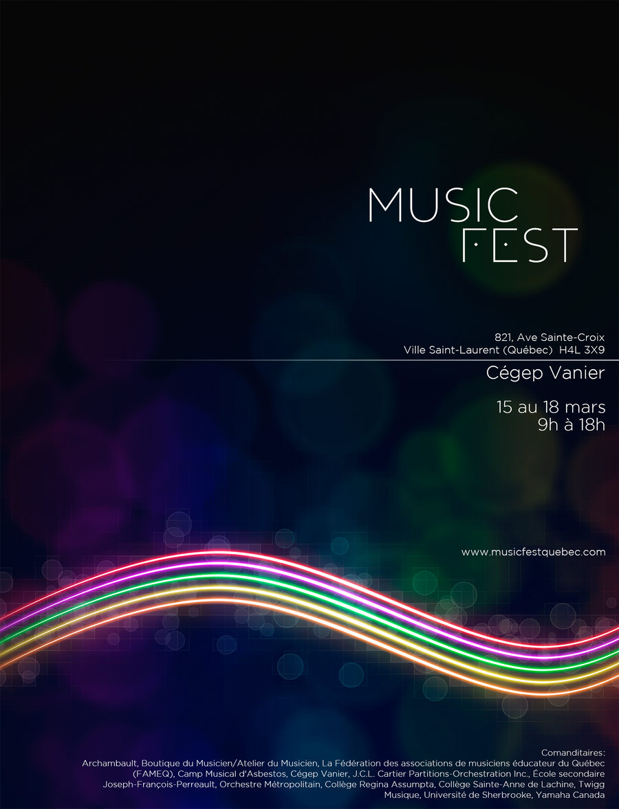 MusicFest Poster by xposedbones