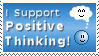 Positive Thinking Stamp by cjqueen76