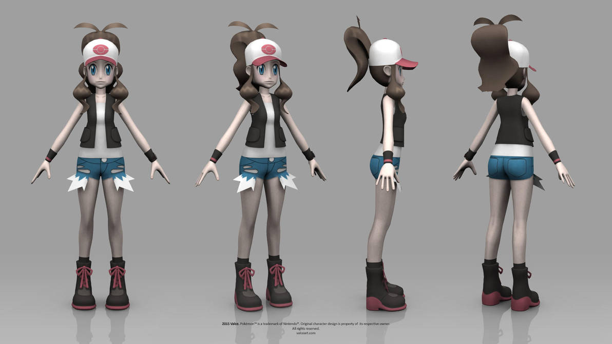 Pokemon Black and White - Hilda by TheRealValce