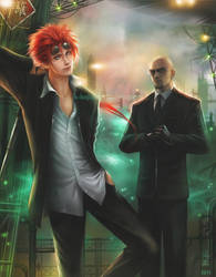 FF7: Reno and Rude by K-Koji