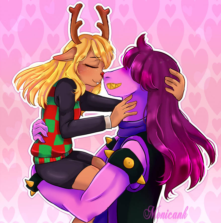 Susie X Noelle Deltarune by MonicaNK on DeviantArt