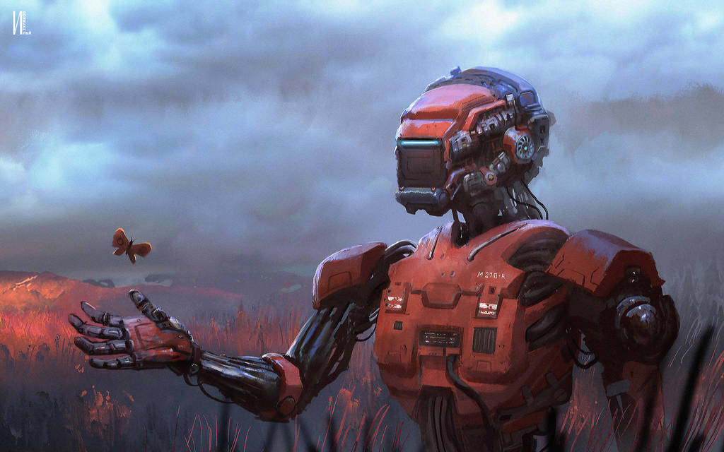 Concept art ERROR 404 IPAD PROCREATE by RaZuMinc