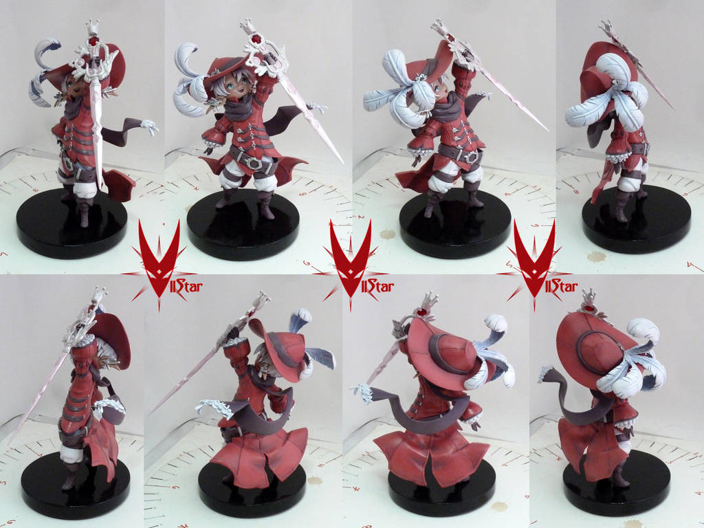 Twig Mooglekin as Red Mage by VIIStar