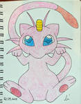 Mew-Meowth fusion by JakeShezz