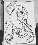 #inktober2018 - day 1 - Seviper by JakeShezz
