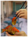 The Orange Fish by morestarinatthestars