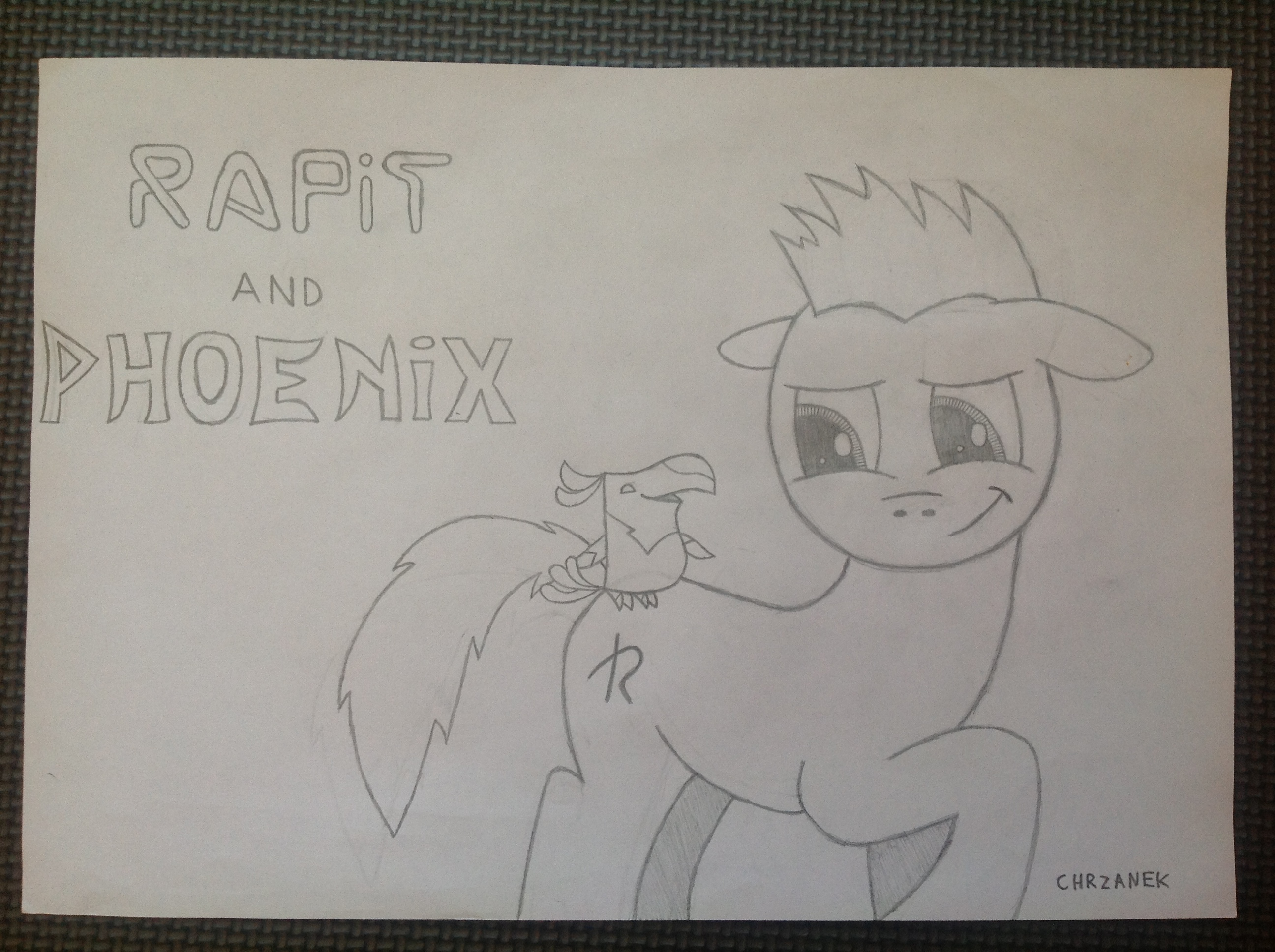 Rapit and Phoenix by Chrzanek97